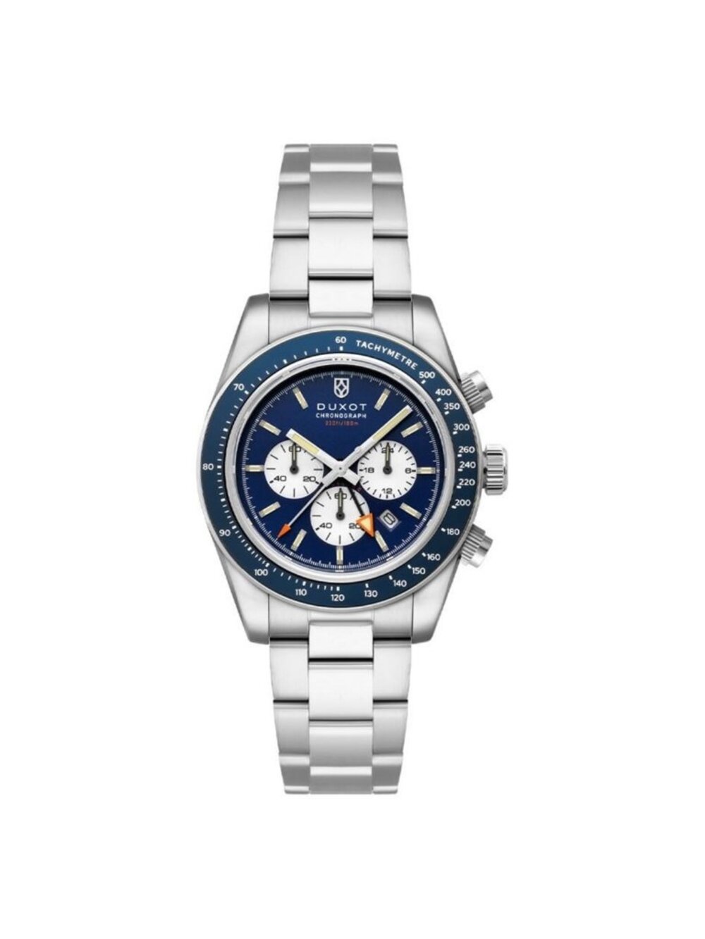 NWT Duxot Vitesse Chronograph Quartz Blue Dial Men's Watch
